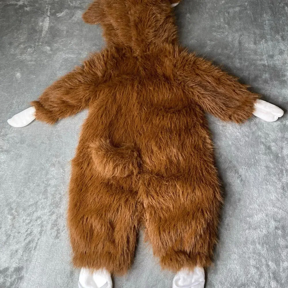 Pottery Barn Kids Costumes Highland Cow Brown Cow Size 6-12m EUC - Picture 8 of 12
